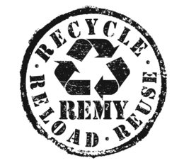 RELOAD · REUSE · RECYCLE · REMY trademark