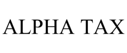 ALPHA TAX trademark