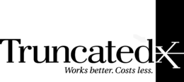TRUNCATEDX WORKS BETTER. COSTS LESS. trademark