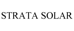 STRATA SOLAR trademark