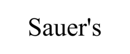 SAUER'S trademark