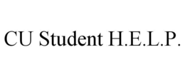CU STUDENT H.E.L.P. trademark