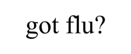 GOT FLU? trademark