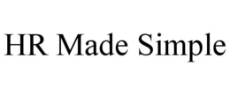 HR MADE SIMPLE trademark