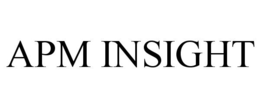 APM INSIGHT trademark