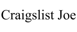 CRAIGSLIST JOE trademark