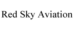 RED SKY AVIATION trademark