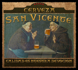 CERVEZA SAN VICENTE CALIDAD ES NUESTRA DEVOCION trademark