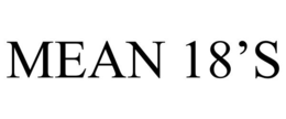 MEAN 18'S trademark