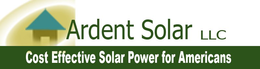 ARDENT SOLAR LLC COST EFFECTIVE SOLAR POWER FOR AMERICANS trademark
