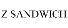 Z SANDWICH trademark