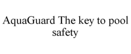 AQUAGUARD THE KEY TO POOL SAFETY trademark