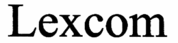 LEXCOM trademark