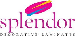 SPLENDOR DECORATIVE LAMINATES trademark