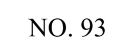 NO. 93 trademark
