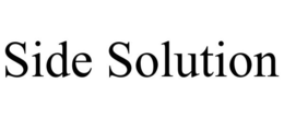 SIDE SOLUTION trademark