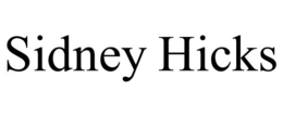 SIDNEY HICKS trademark