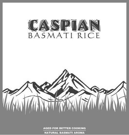 CASPIAN BASMATI RICE AGED FOR BETTER NATURAL BASMATI AROMA trademark