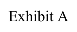EXHIBIT A trademark