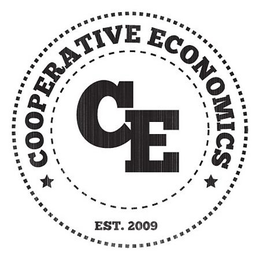 COOPERATIVE ECONOMICS CE EST.2009 trademark