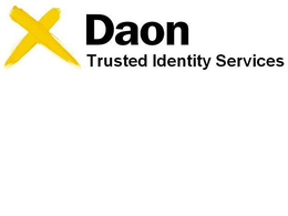 X DAON TRUSTED IDENTITY SERVICES trademark
