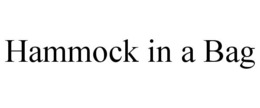 HAMMOCK IN A BAG trademark