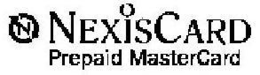 N NEXISCARD PREPAID MASTERCARD trademark