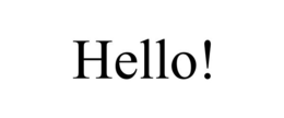 HELLO! trademark
