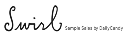 SWIRL SAMPLE SALES BY DAILY CANDY trademark