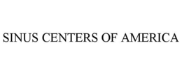 SINUS CENTERS OF AMERICA trademark