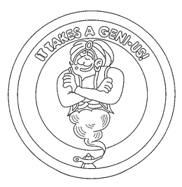 IT TAKES A GENI-US! trademark