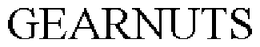 GEARNUTS trademark