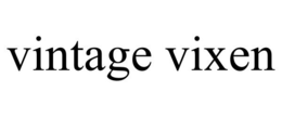 VINTAGE VIXEN trademark