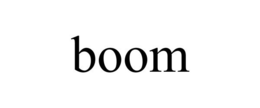 BOOM trademark