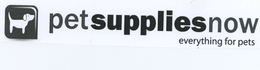 PET SUPPLIES NOW EVERYTHING FOR PETS trademark