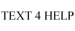 TEXT 4 HELP trademark