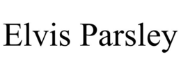 ELVIS PARSLEY trademark