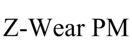 Z-WEAR PM trademark