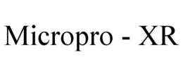 MICROPRO - XR trademark