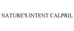 NATURE'S INTENT CALPRIL trademark