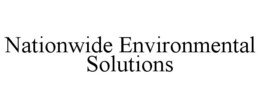 NATIONWIDE ENVIRONMENTAL SOLUTIONS trademark