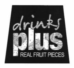 DRINKS PLUS REAL FRUIT PIECES trademark