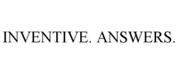 INVENTIVE. ANSWERS. trademark