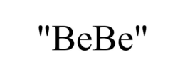 "BEBE" trademark