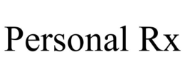 PERSONAL RX trademark
