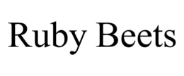 RUBY BEETS trademark
