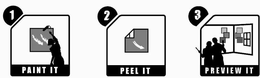 123 PAINT IT PEEL IT PREVIEW IT trademark