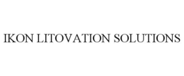 IKON LITOVATION SOLUTIONS trademark