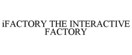 IFACTORY THE INTERACTIVE FACTORY trademark