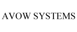 AVOW SYSTEMS trademark